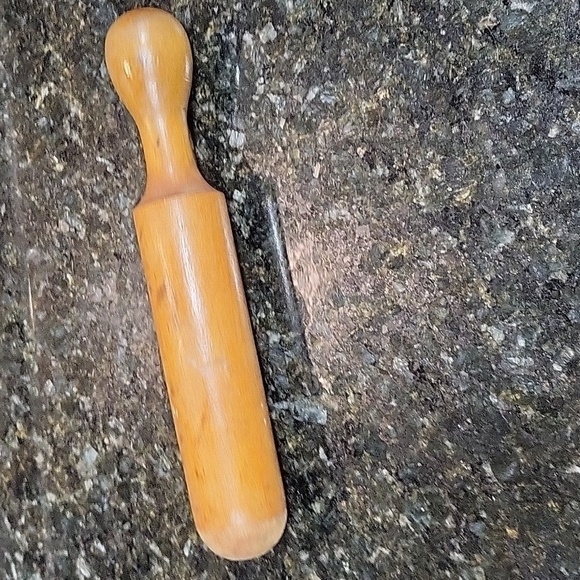 VINTAGE 11" Pestle Wooden Masher  Muddler Herbs Medicine - Picture 2 of 4